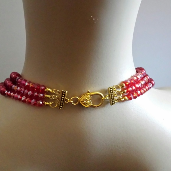 Triple Strand Necklace - Picture 7 of 8